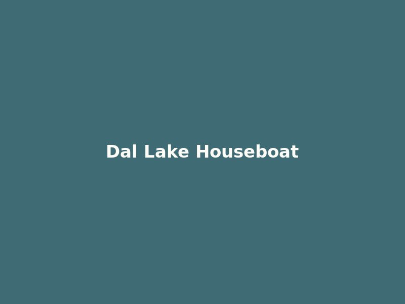 Dal Lake Houseboat Retreat